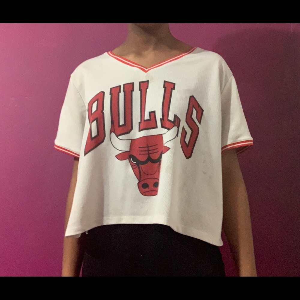 Cropped Chicago Bulls t-shirt